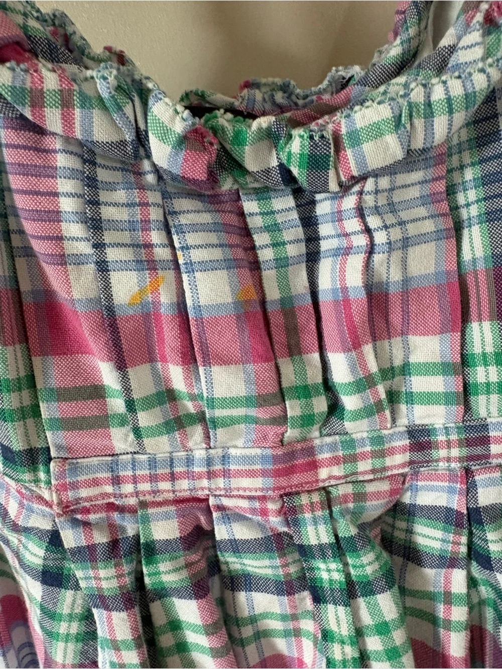 Ralph Lauren Pink, Green & White Plaid Sundress